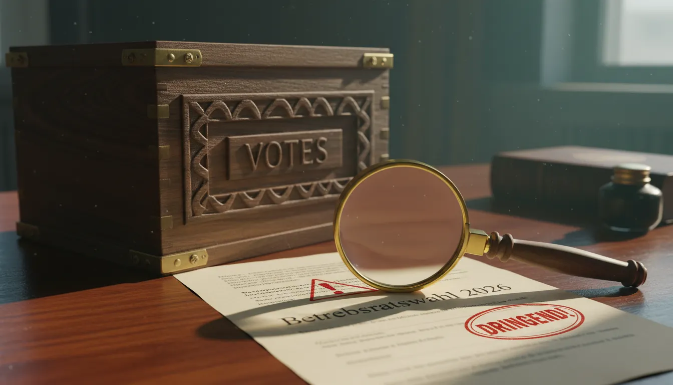 7 häufige Fehler bei der Betriebsratswahl 2026 – und wie Wahlvorstände sie vermeiden 7 häufige Fehler bei der Betriebsratswahl 2026 – und wie Wahlvorstände sie vermeiden