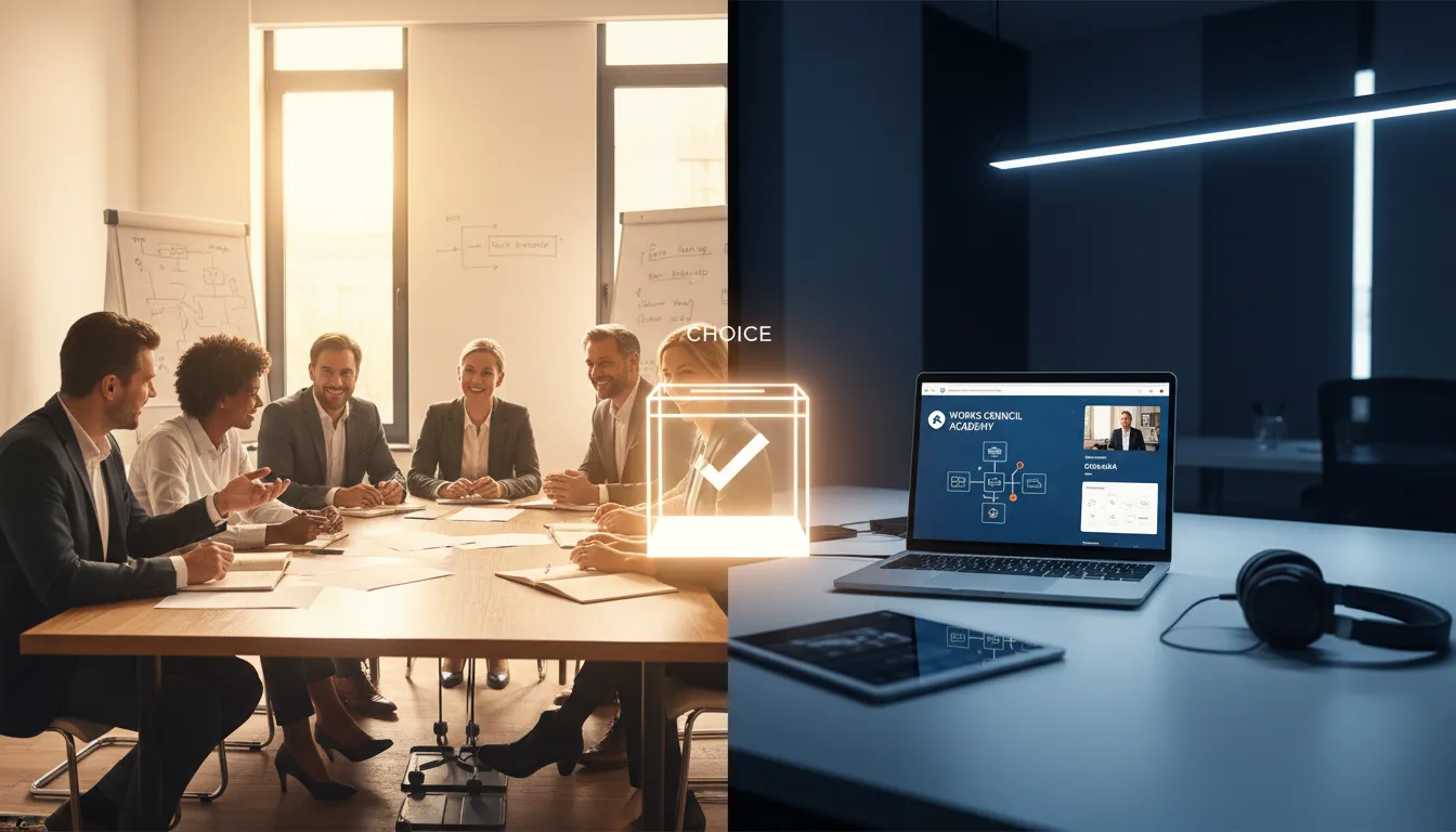 Seminare zur Betriebsratswahl: Online oder Präsenz – Ihr Recht auf freie Wahl Seminare zur Betriebsratswahl: Online oder Präsenz – Ihr Recht auf freie Wahl